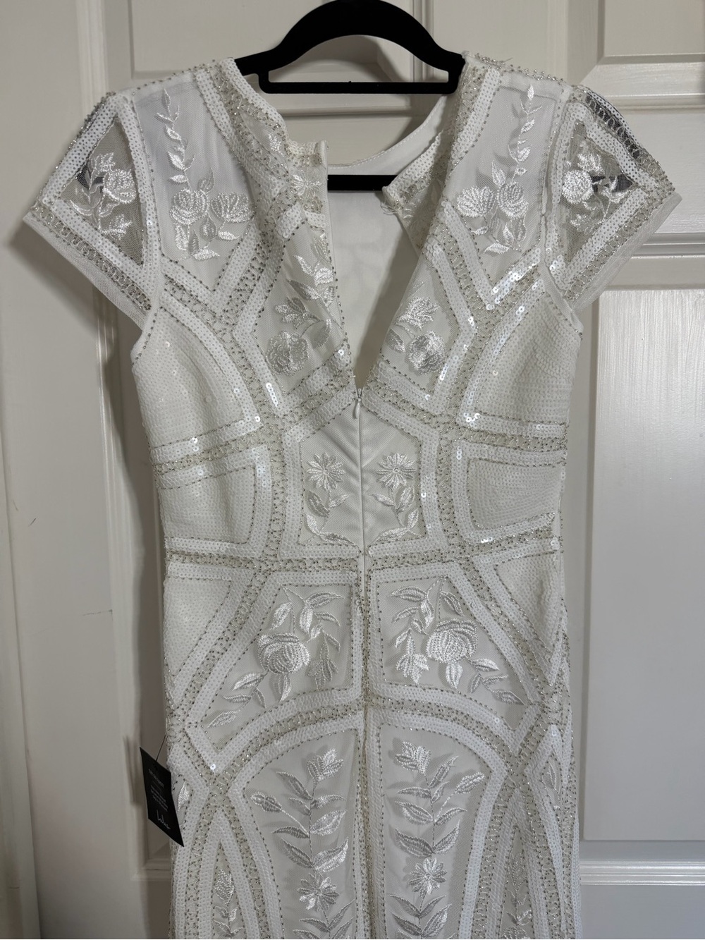Lulu's White Embroidered Lace Mini Dress - Picture 5 of 8